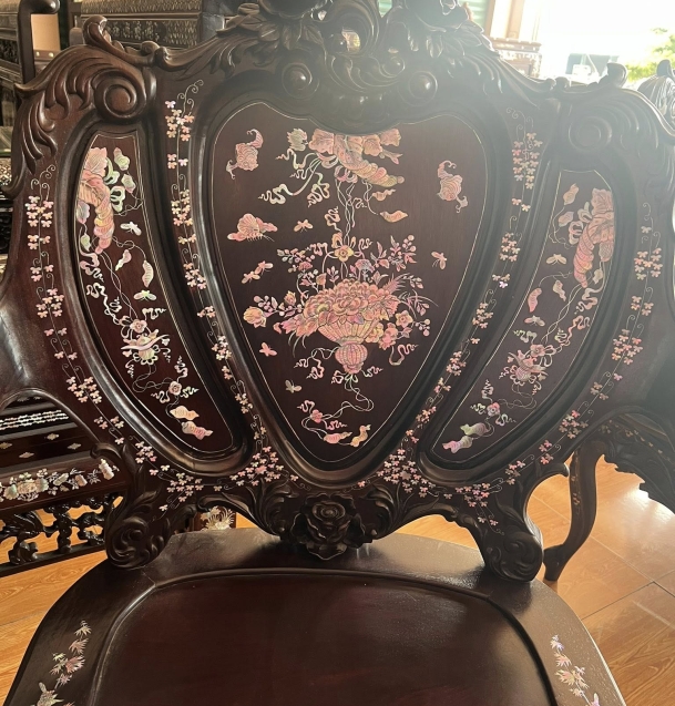 Bộ Louis 9 món, cẩn ốc Singapore
